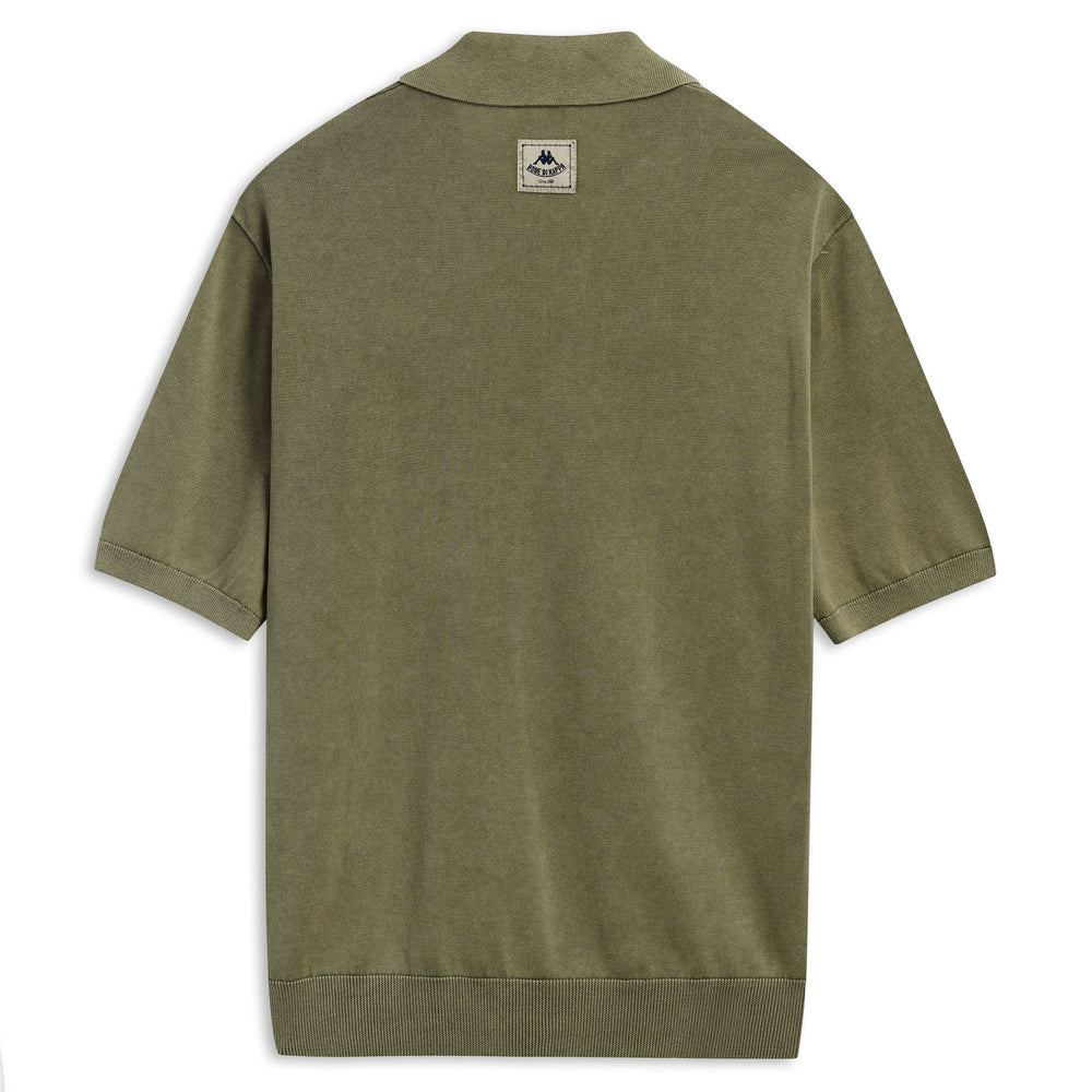 Casual Cotton Men's Green Slim Fit Polo Shirt 02