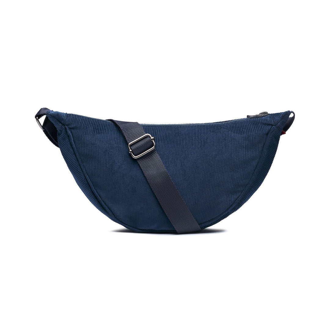 Marsupio da donna in velluto a coste di cotone blu main