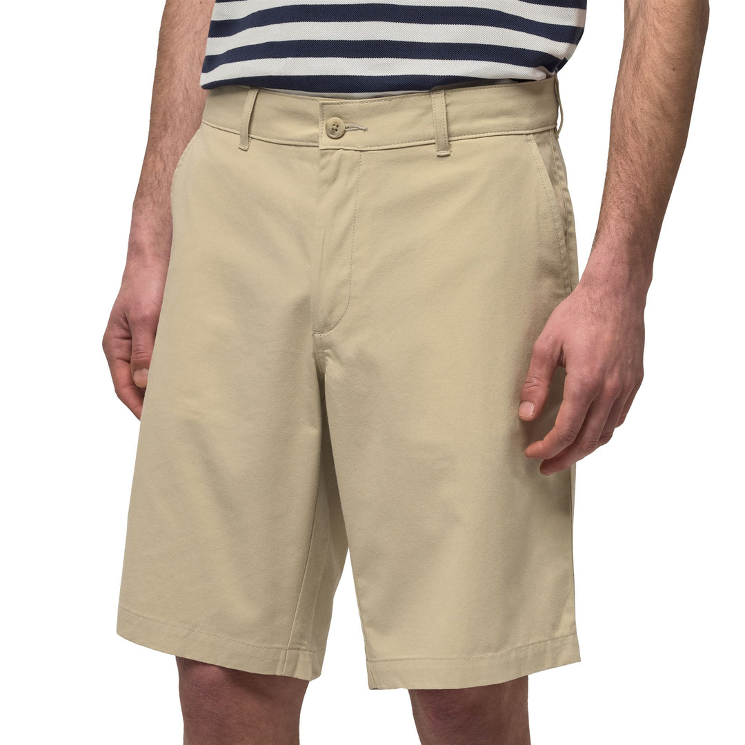 Short chino gris pour homme, coupe slim, en coton décontracté 01
