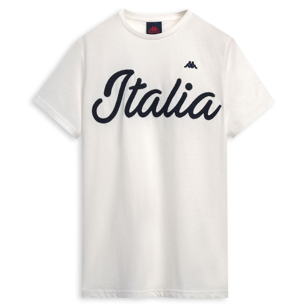 EROI TEE ITALIA CURSIVE - T-ShirtsTop - T-Shirt - Uomo - WHITE NATURAL 01