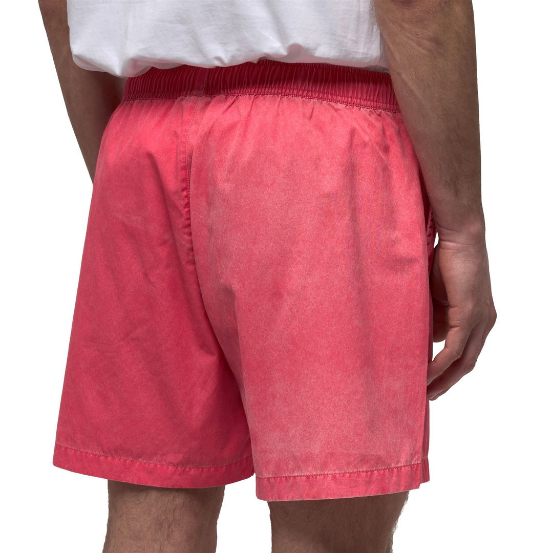Maillot de bain rouge pour homme avec doublure en filet main