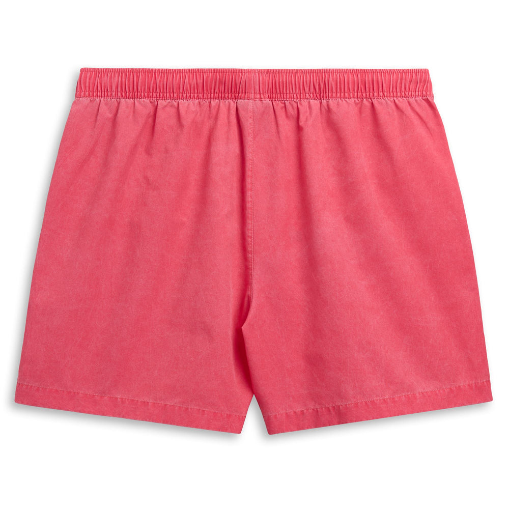 Costume da bagno da uomo rosso con slip interno in rete 02