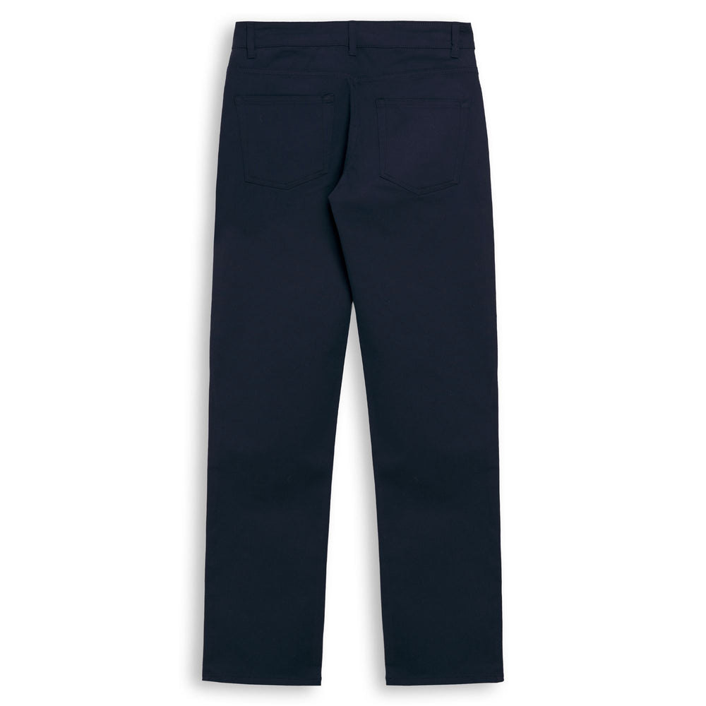 Blue Iris Women's Slim Fit 5 Pocket Pants in Peached Gabardine 02