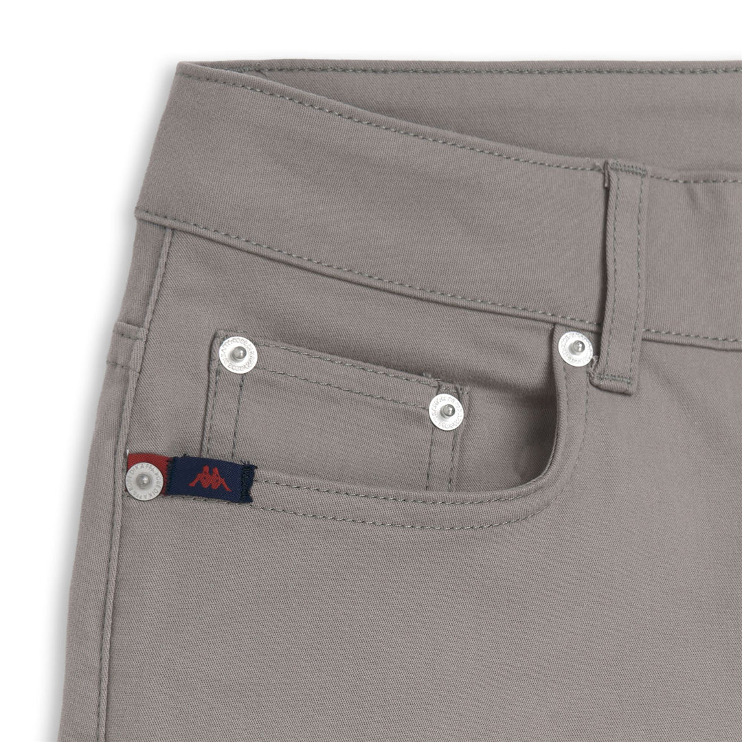 Brown Women's Slim Fit Pants in Peached Gabardine main