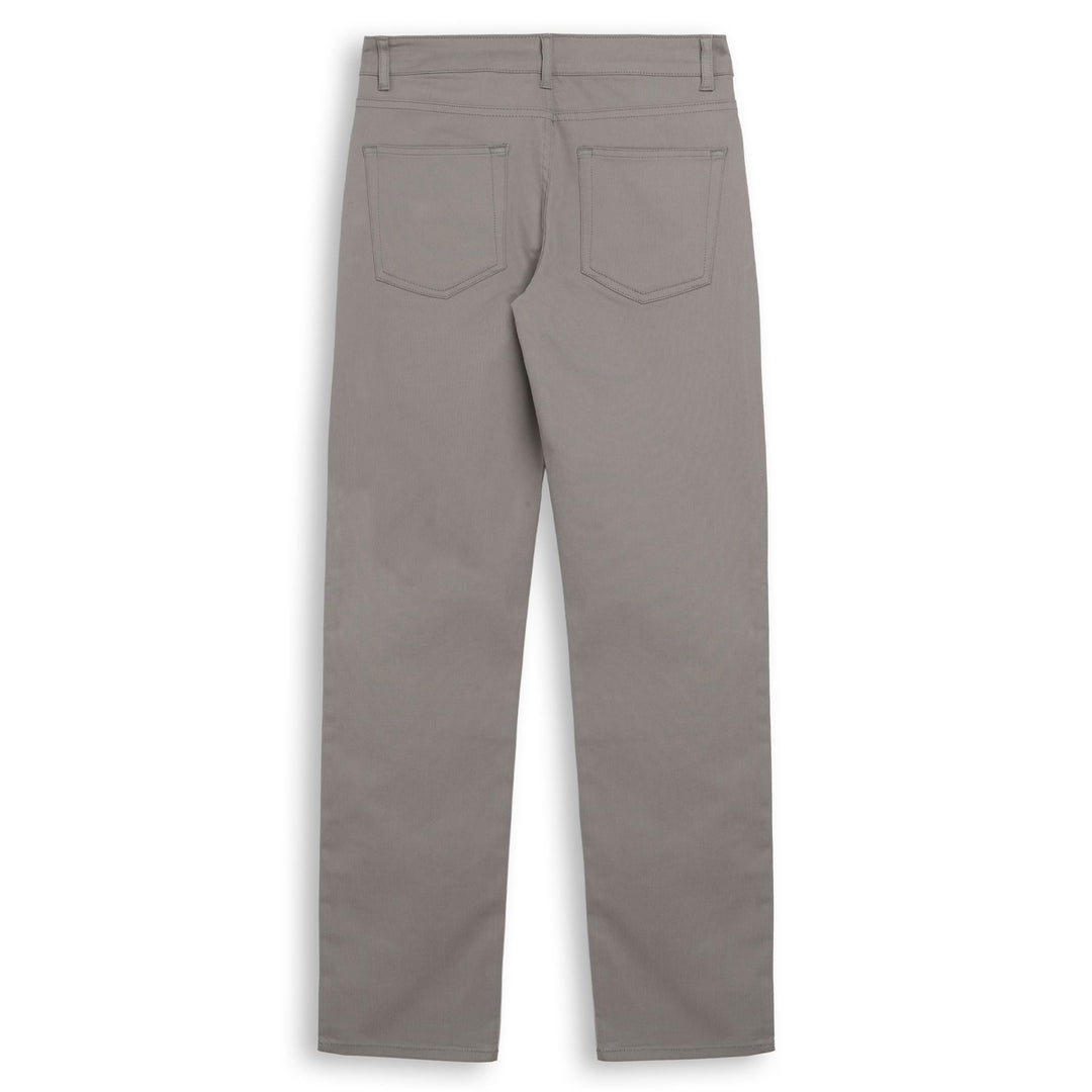 Brown Women's Slim Fit Pants in Peached Gabardine main