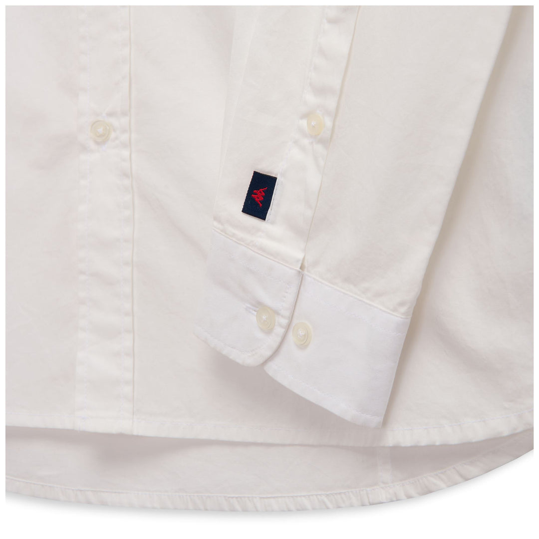 White Men's Classic Slim Fit Cotton Shirt main