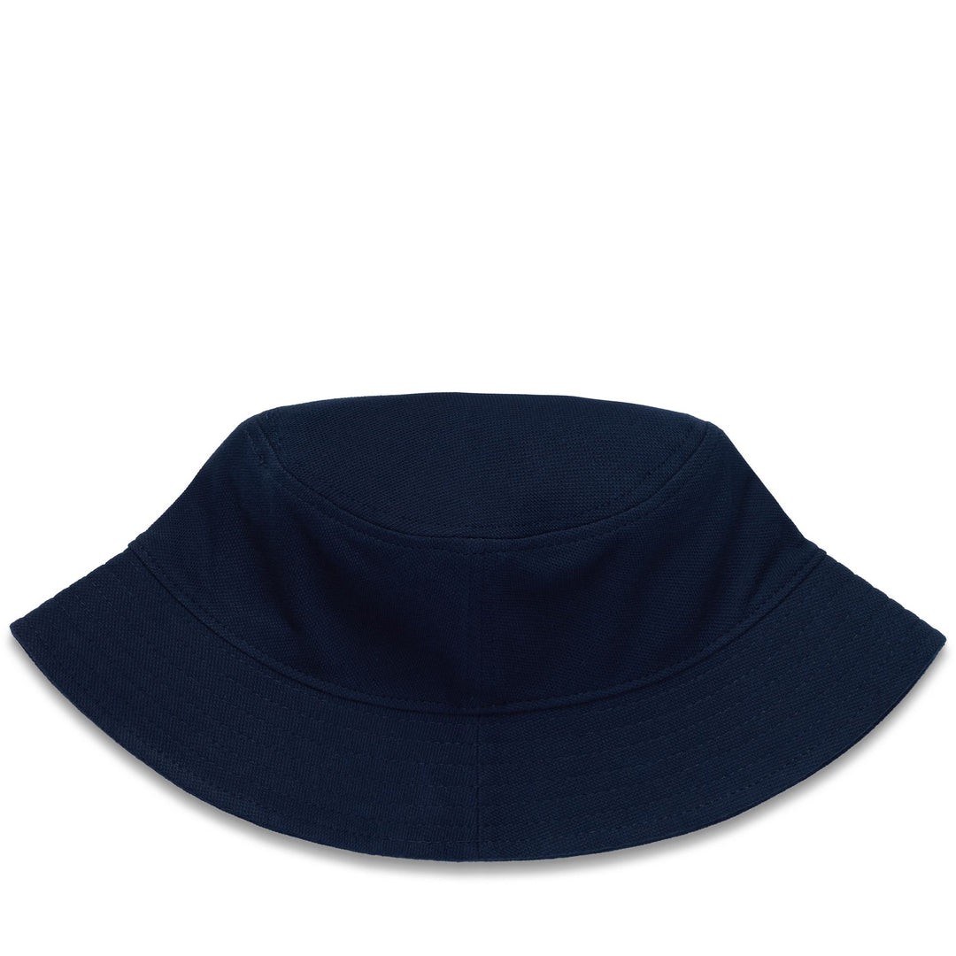 Navy Blue Unisex Cotton Bucket Hat with Flag Logo 01