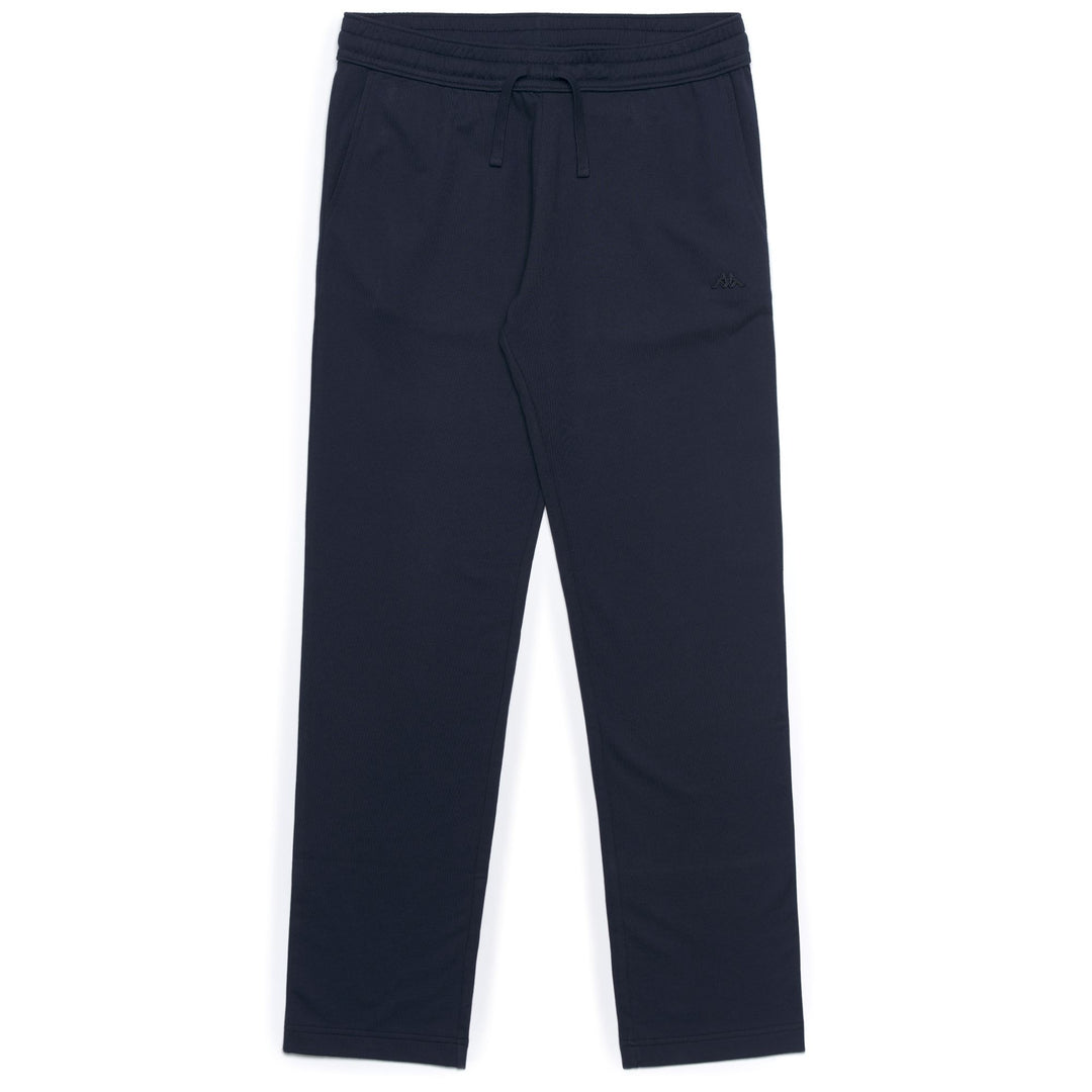 Pantaloni sportivi da uomo blu in cotone French Terry per bambini 01