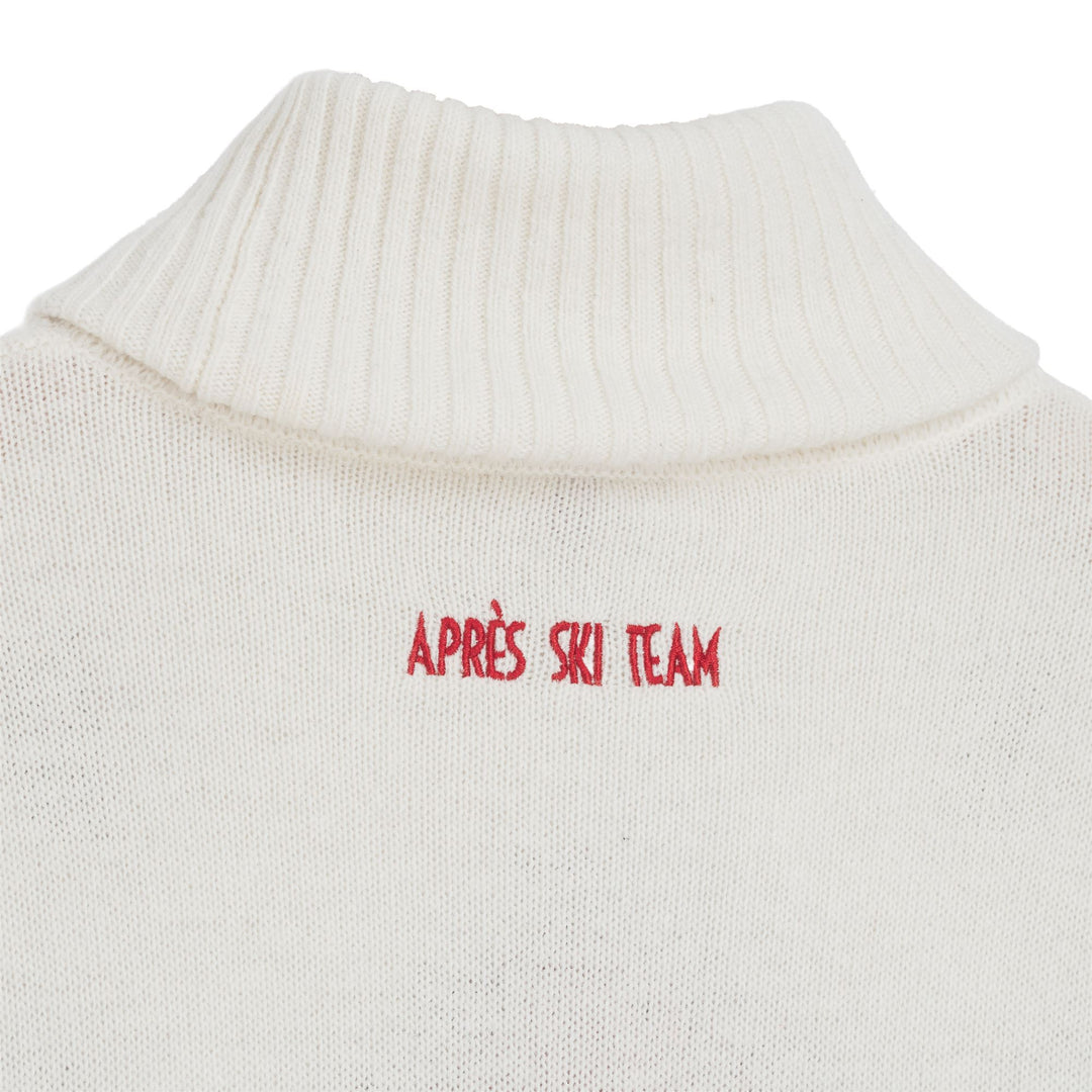 White Women's Regular Fit Wool Roll Neck Pullover main