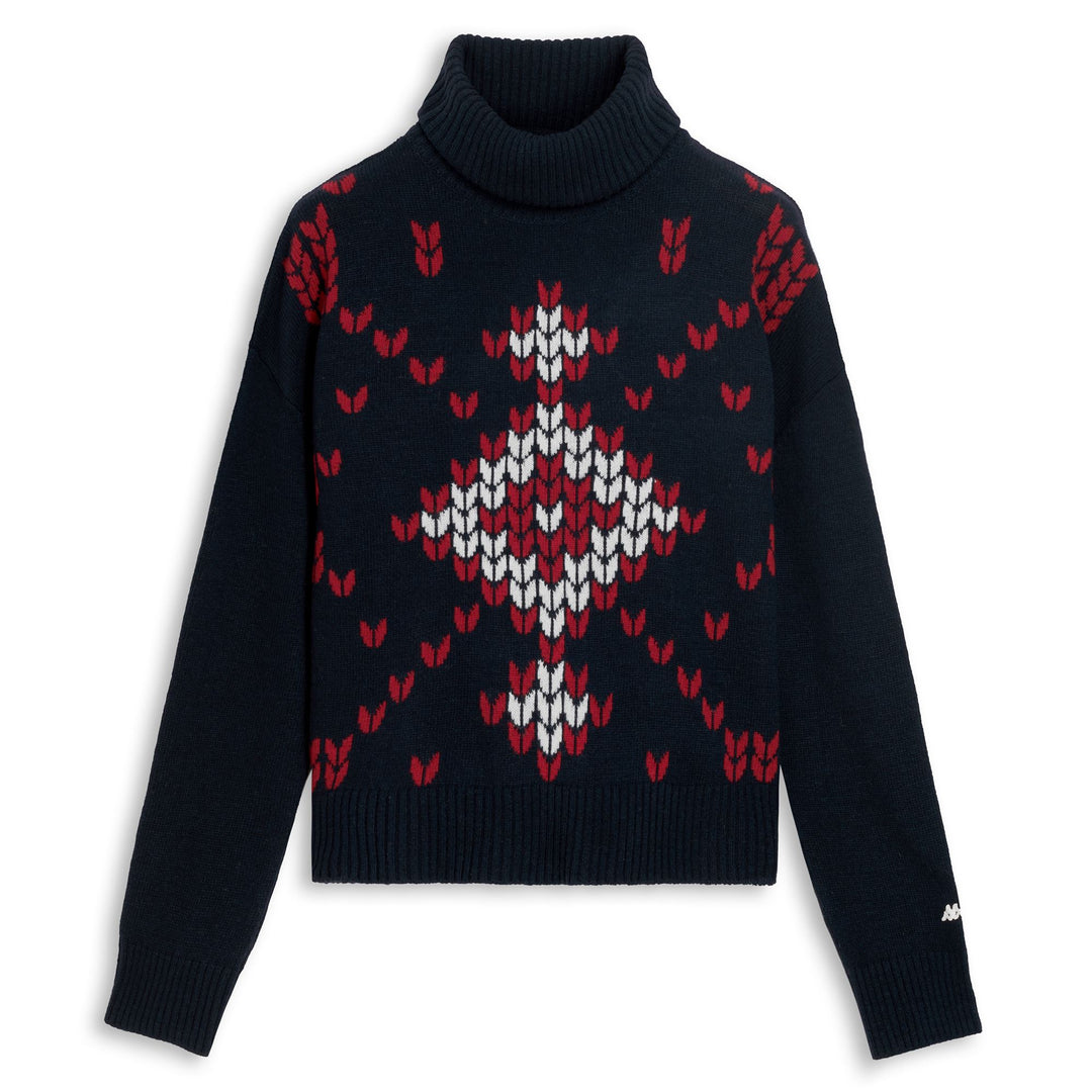 Blue Iris Women's Regular Fit Wool Long-Sleeve Roll Neck Pullover 01