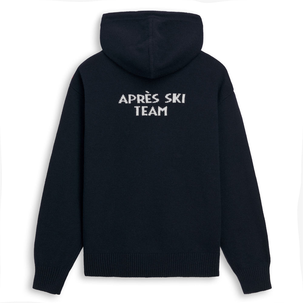 Blue Men's Regular Fit Wool Hoodie 02
