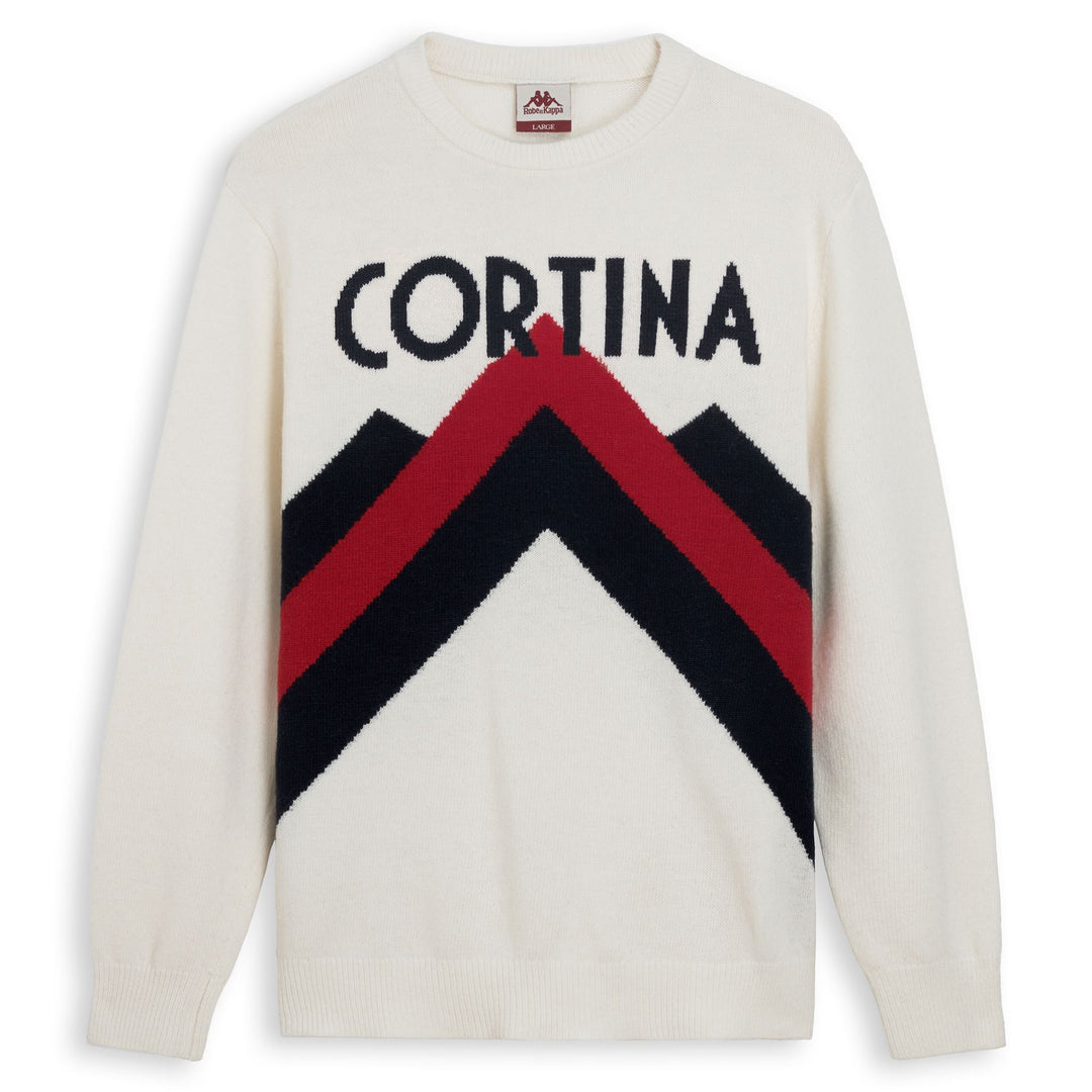 White Men's Regular Fit Casual Wool Long-Sleeve Jumper 01