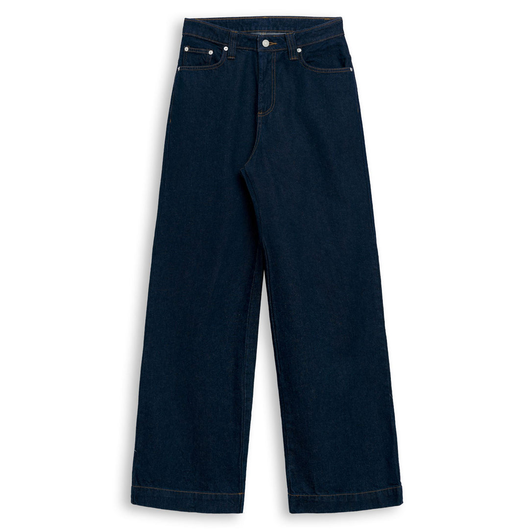 LYS - Pants - 5 Pockets - Woman - Blue Dk Denim 01