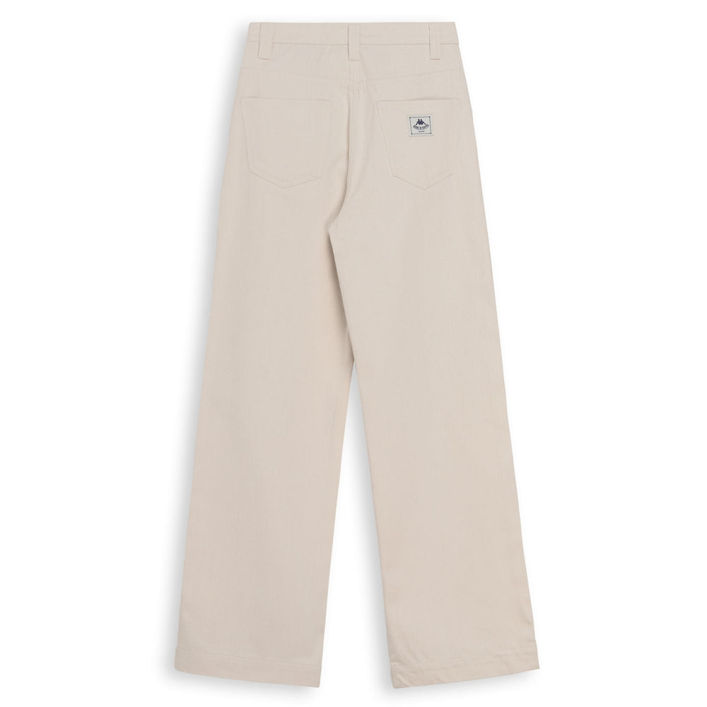 White Women's Wide Fit Cotton 5-Pocket Pants 02
