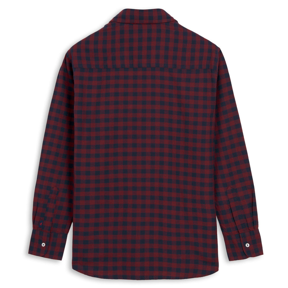 Red Dahlia Women's Regular Fit Yarn Dyed Cotton Flannel Shirt 02