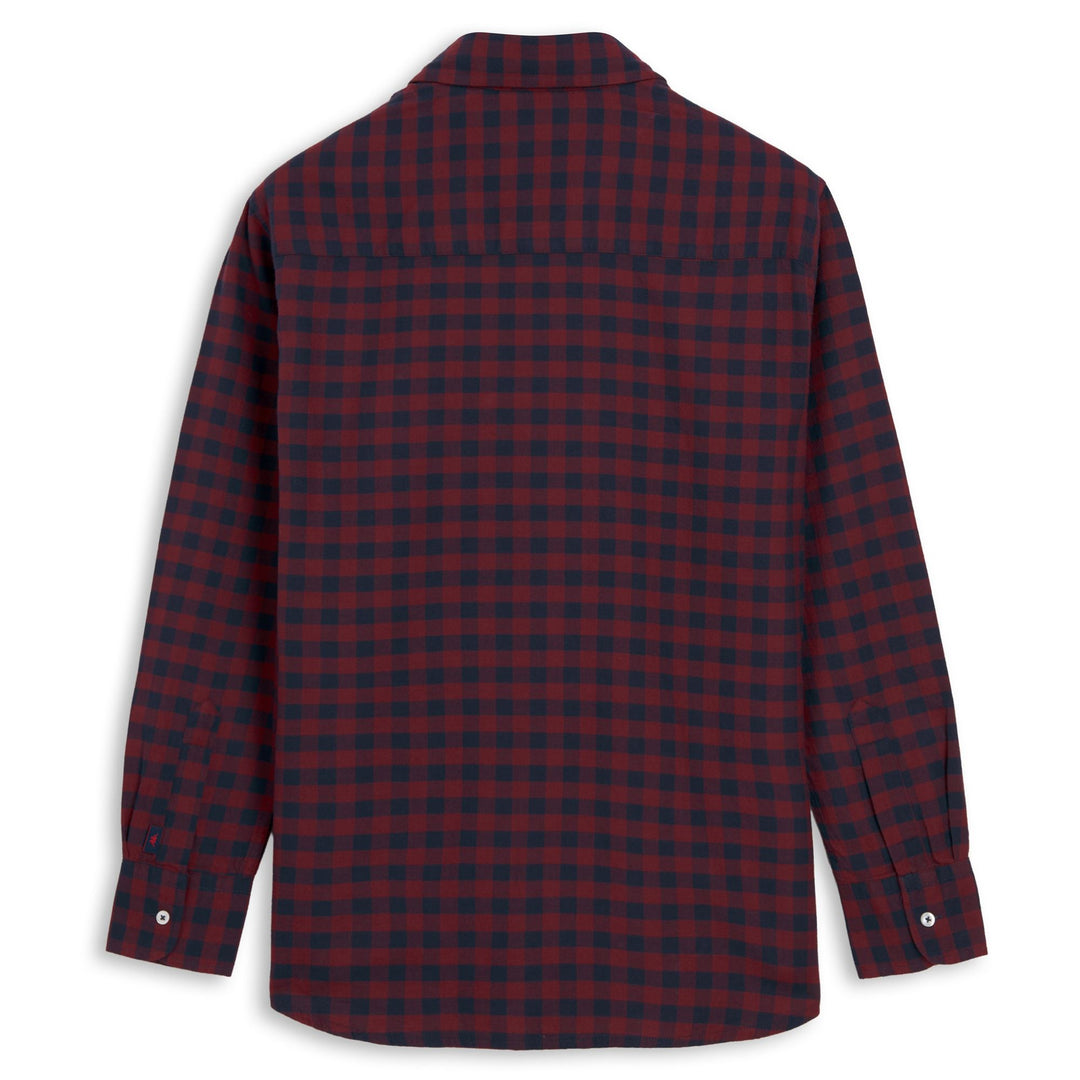 Red Dahlia Women's Regular Fit Yarn Dyed Cotton Flannel Shirt main