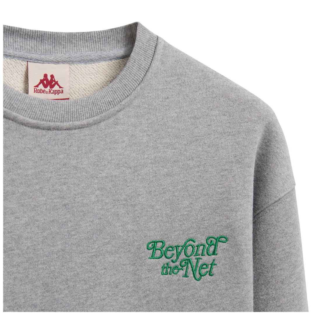 Pull gris à manches longues pour homme, coupe classique décontractée main