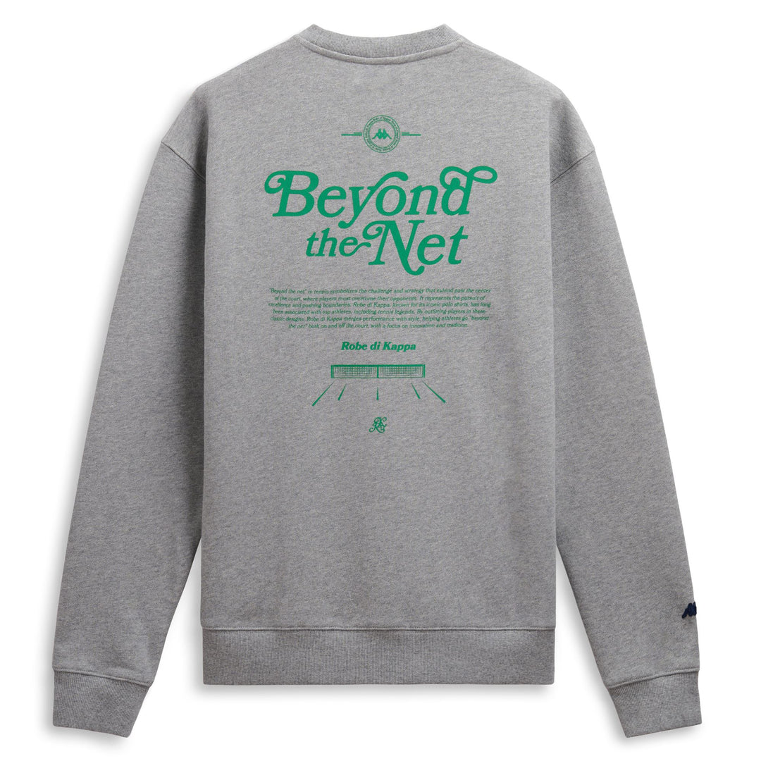 Pull gris à manches longues pour homme, coupe classique décontractée main