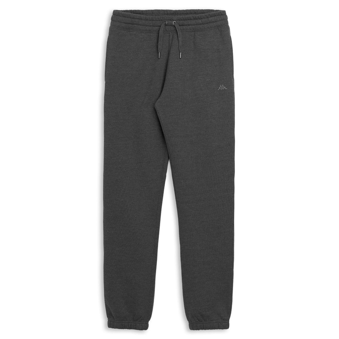 Pantaloni sportivi da uomo grigi, vestibilità regolare, in pile spazzolato main