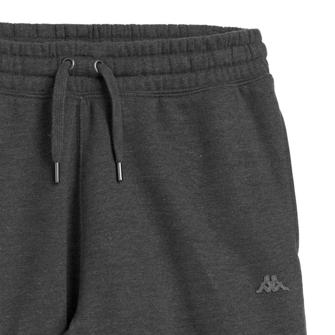 Pantaloni sportivi da uomo grigi, vestibilità regolare, in pile spazzolato main
