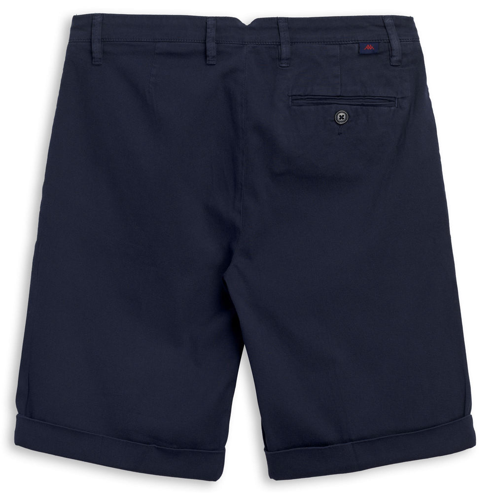 Bermudas tipo chino informales de corte ajustado para mujer en color azul 02