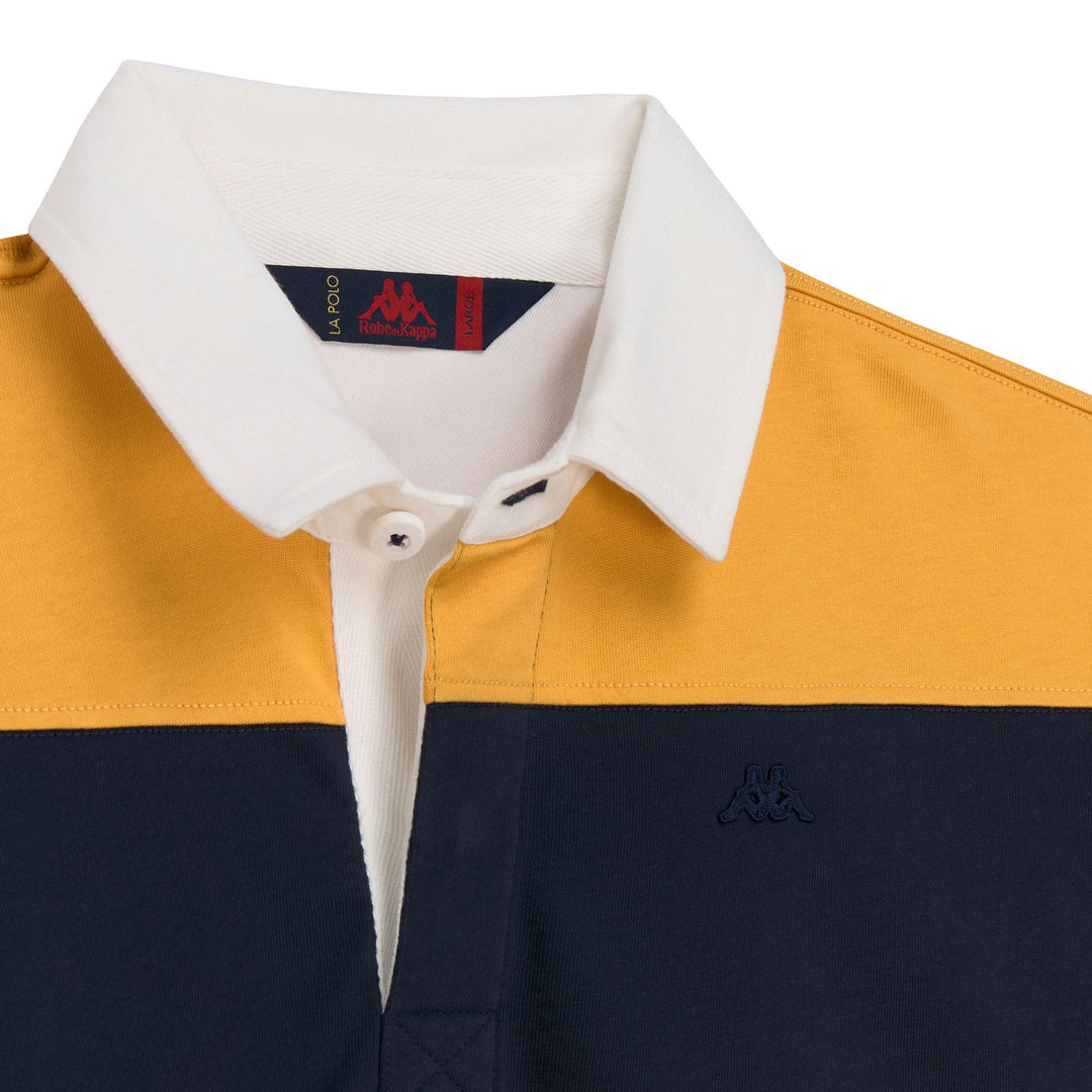Polo homme Blue Iris coupe slim en coton décontracté main