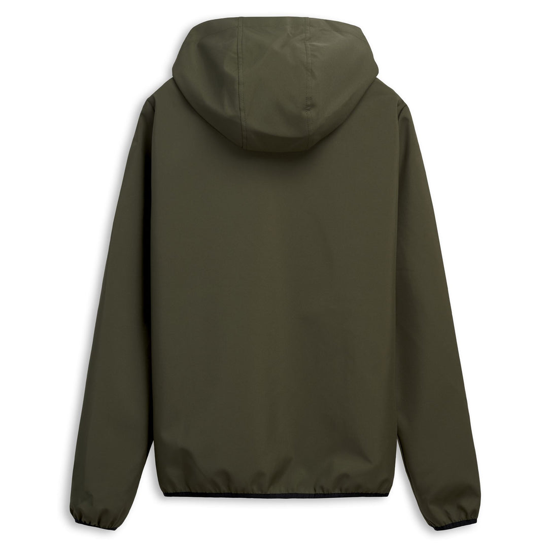Green Men's Casual Regular Fit Hooded Polyester Mid Jacket main