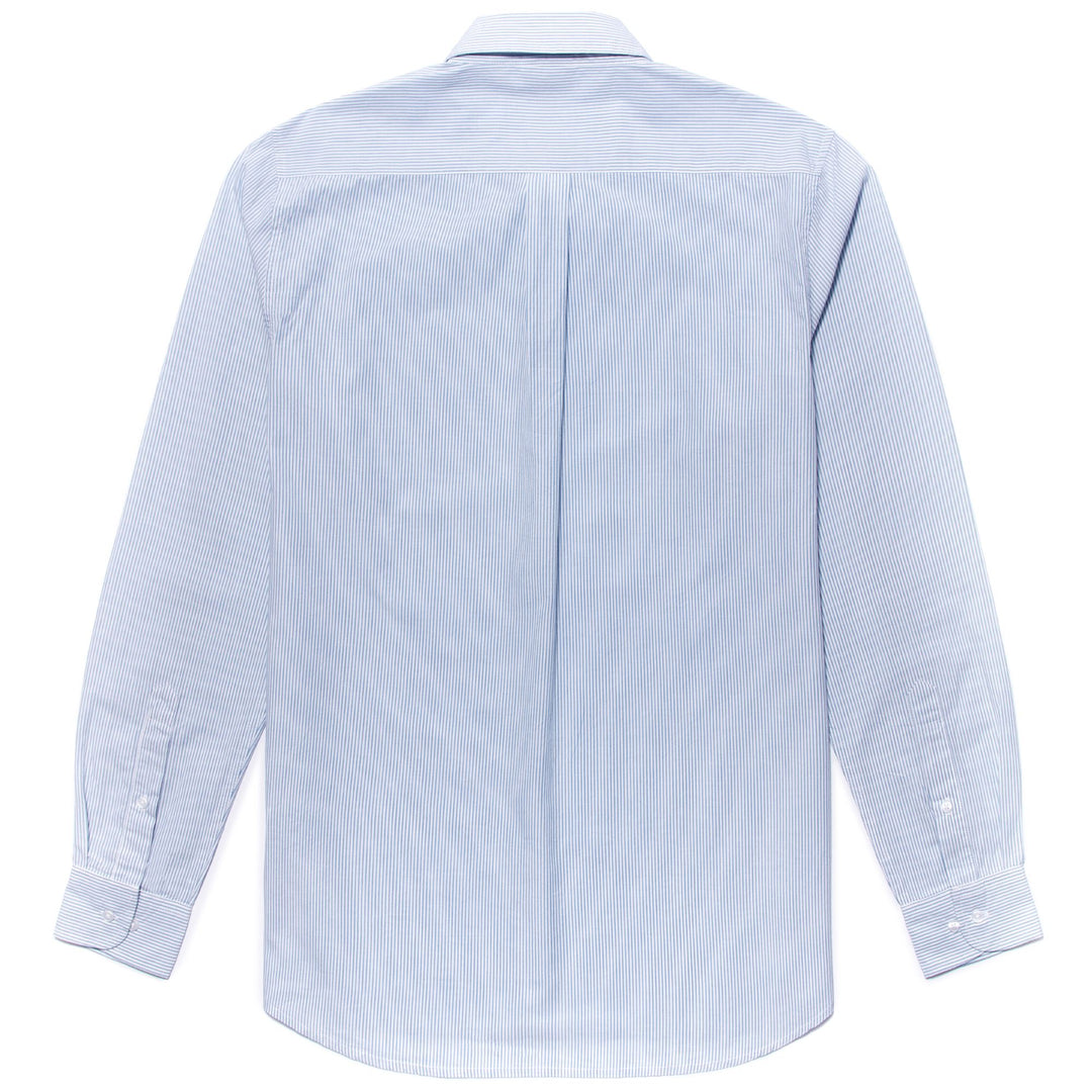 Camicia Classica in Cotone Blu Cielo con Bottoni Uomo main