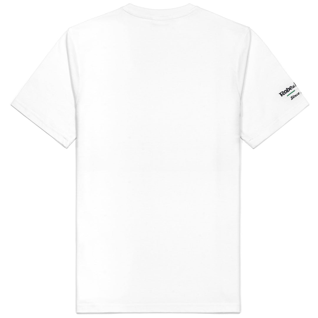 Camiseta informal de algodón de corte entallado para hombre, color blanco marino main