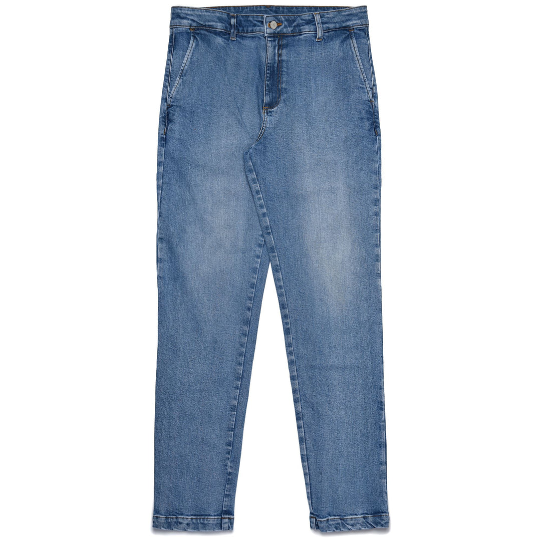 Pantalon chino en denim bleu clair pour homme, coupe classique 01