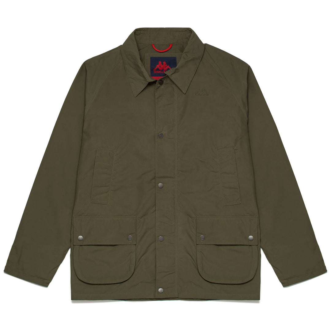 Veste de chasse classique pour homme, coupe régulière, verte 01