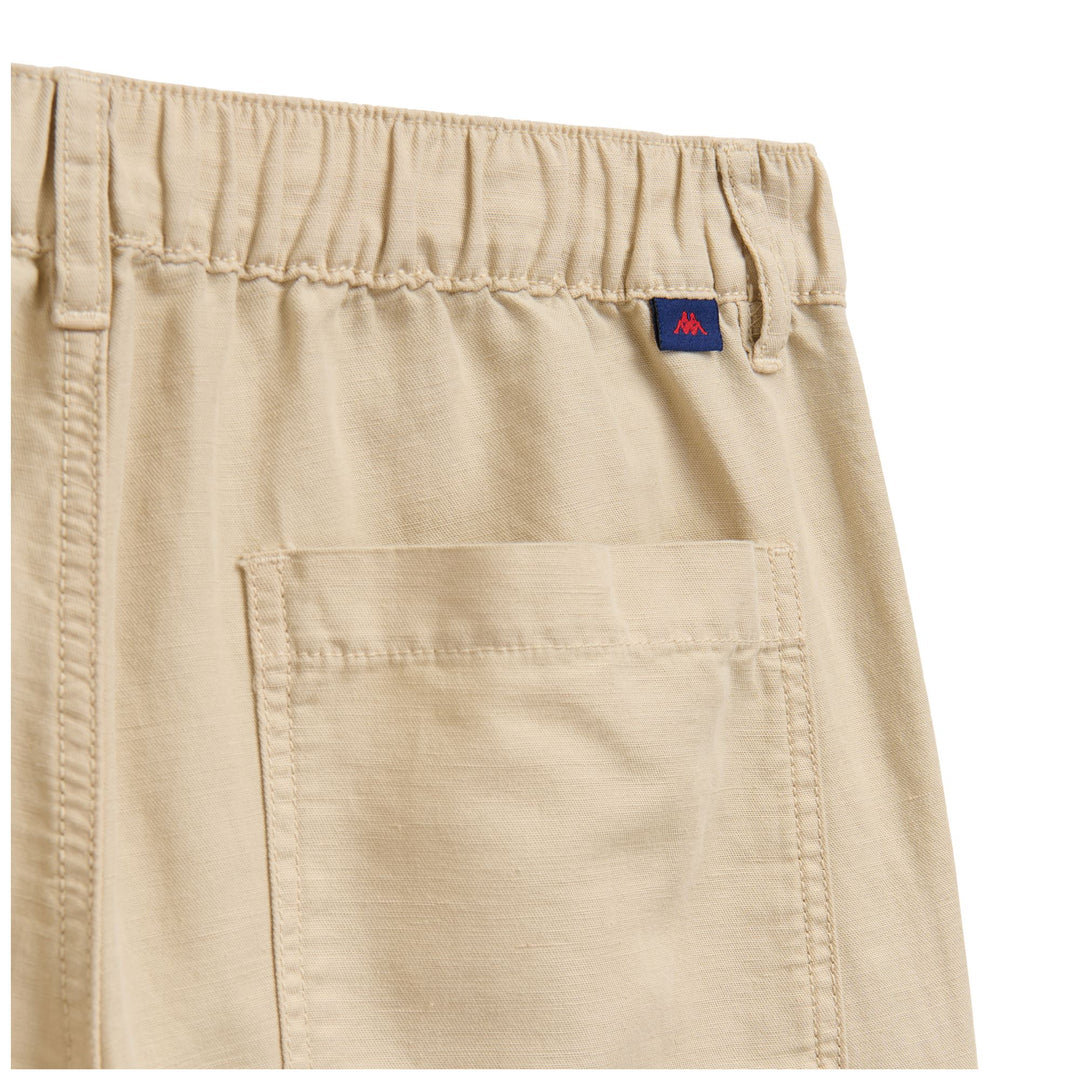Pantalon chino décontracté gris pour homme, coupe classique, en lin mélangé main