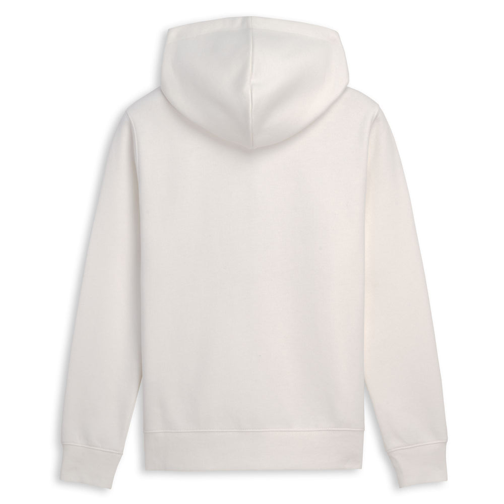White Women's Regular Fit Hooded Fleece Sweater 02