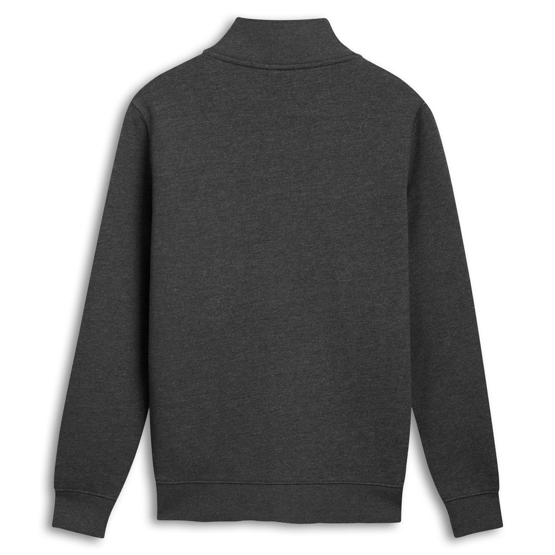 Giacca in pile spazzolato grigio antracite da donna main