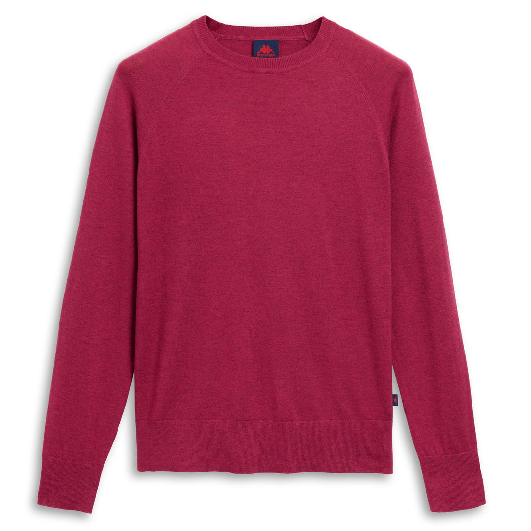 Red Women's Slim Fit Knit Pullover with Wool Blend main