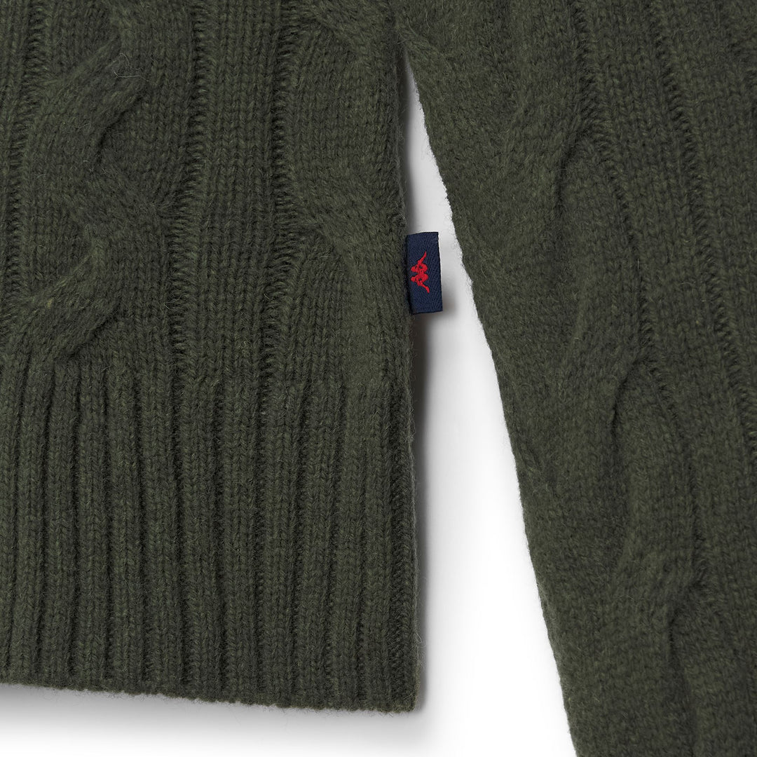 Green Women's Regular Fit Wool Turtleneck Pullover main