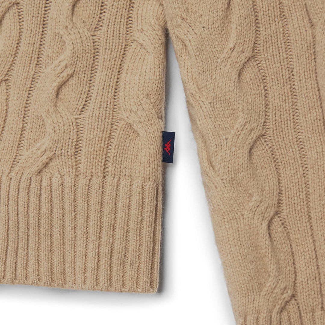 Brown Women's Regular Fit Wool Turtleneck Pullover main