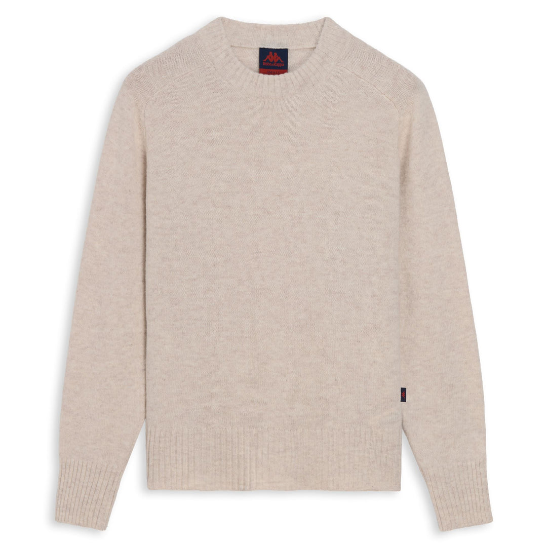 Beige Women's Regular Fit Wool Pullover 01