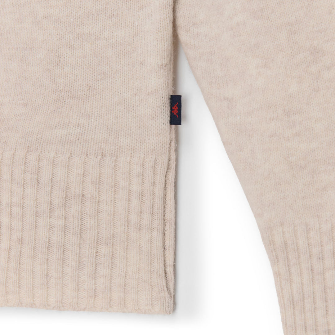 Beige Women's Regular Fit Wool Pullover main