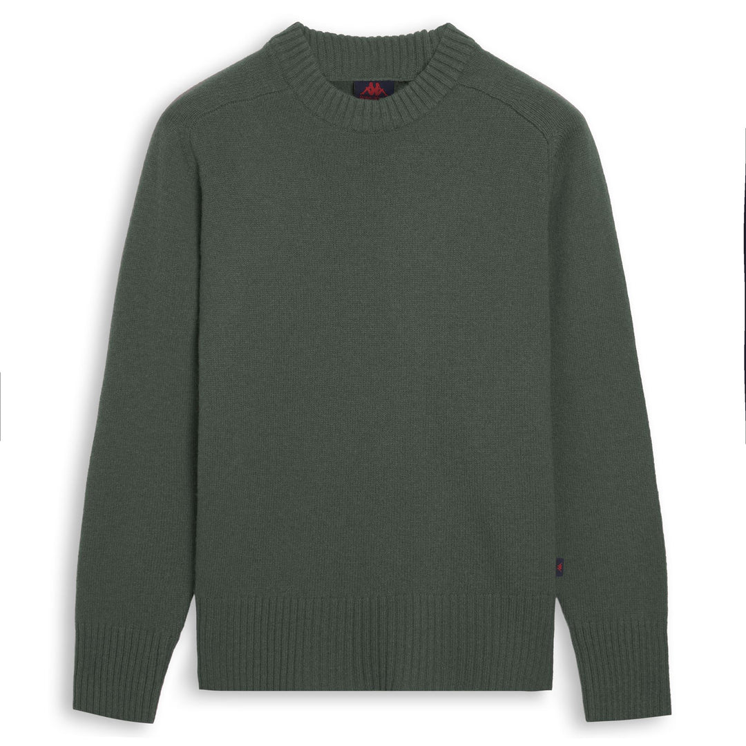 Green Women's Regular Fit Wool Pullover 01