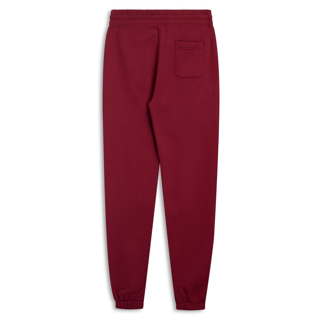 Pantalones deportivos rojos ajustados y cepillados para hombre main