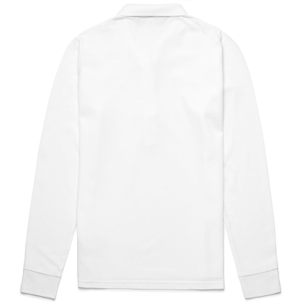 Polo blanc classique à manches longues pour femme 02