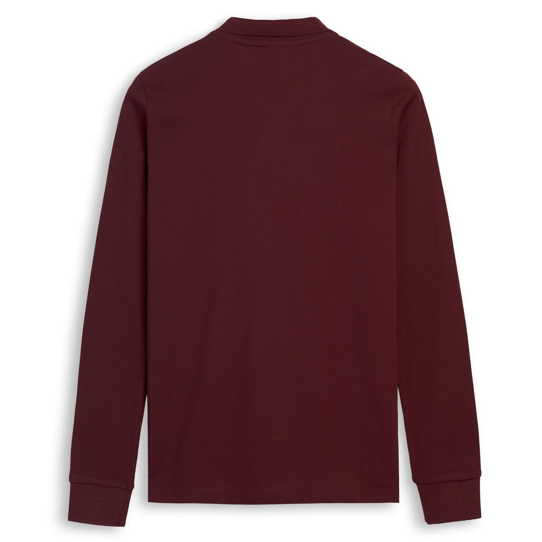 Polo da donna rossa in cotone, vestibilità regolare main