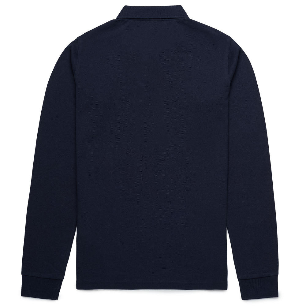 Vestido polo clásico de algodón para mujer en azul marino 02