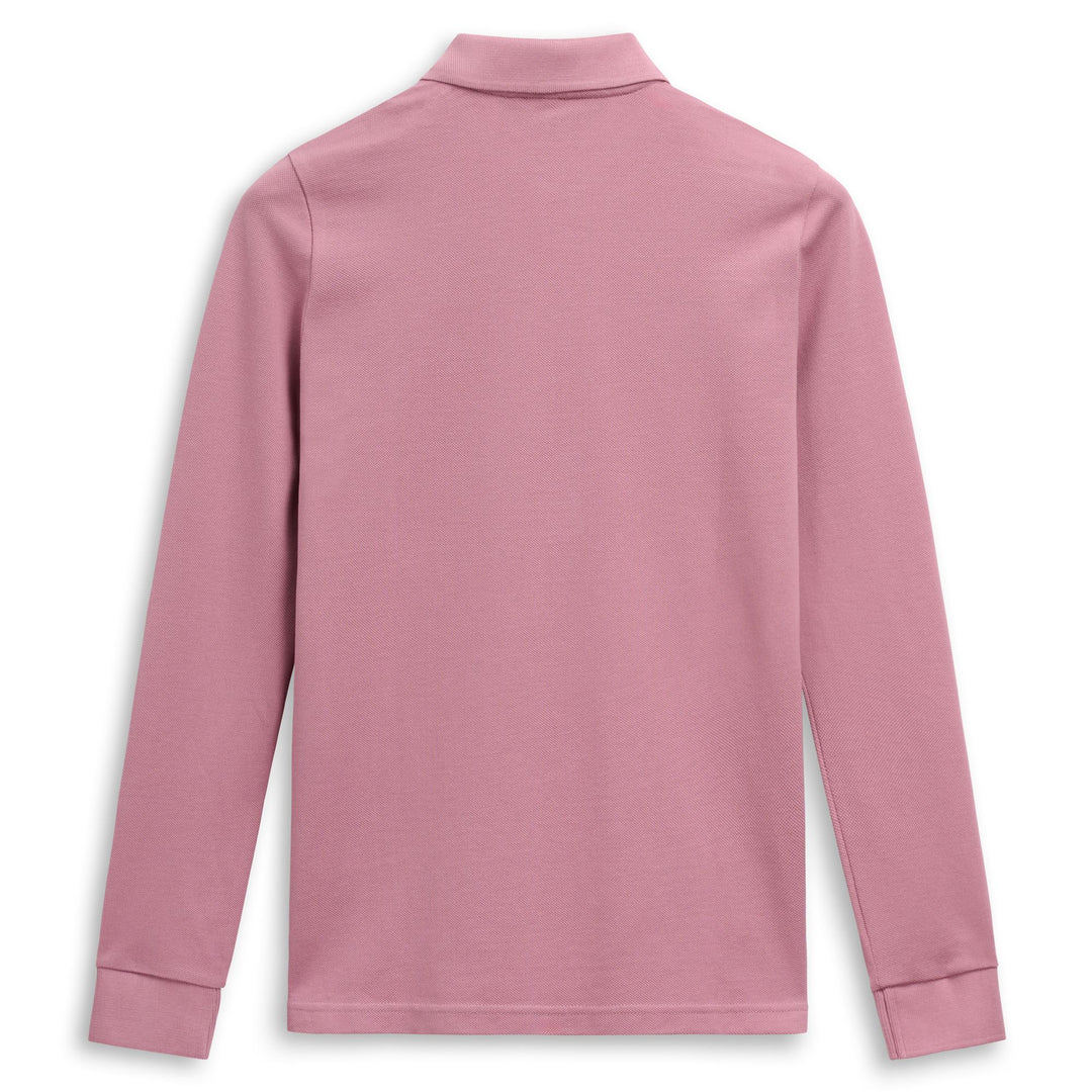 Polo clásico de manga larga para mujer en color marrón lila main