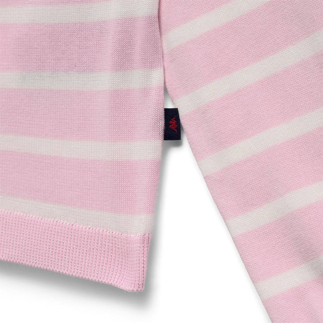 Pull en coton rose pour femme, coupe classique, décontracté. main