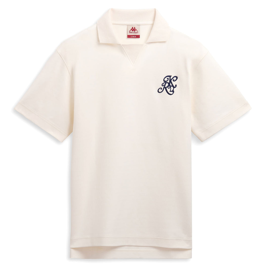 Polo casual in cotone da uomo vestibilità comoda bianca 01