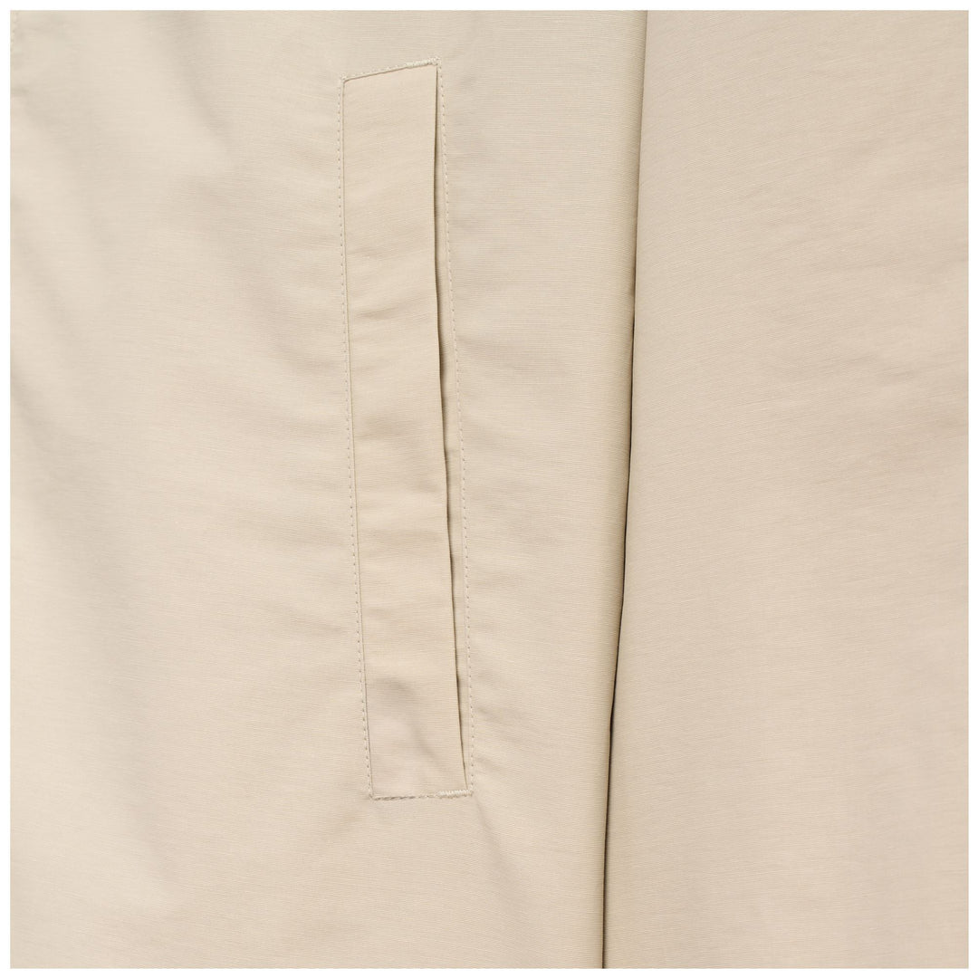 Veste courte décontractée en coton gris pour homme main