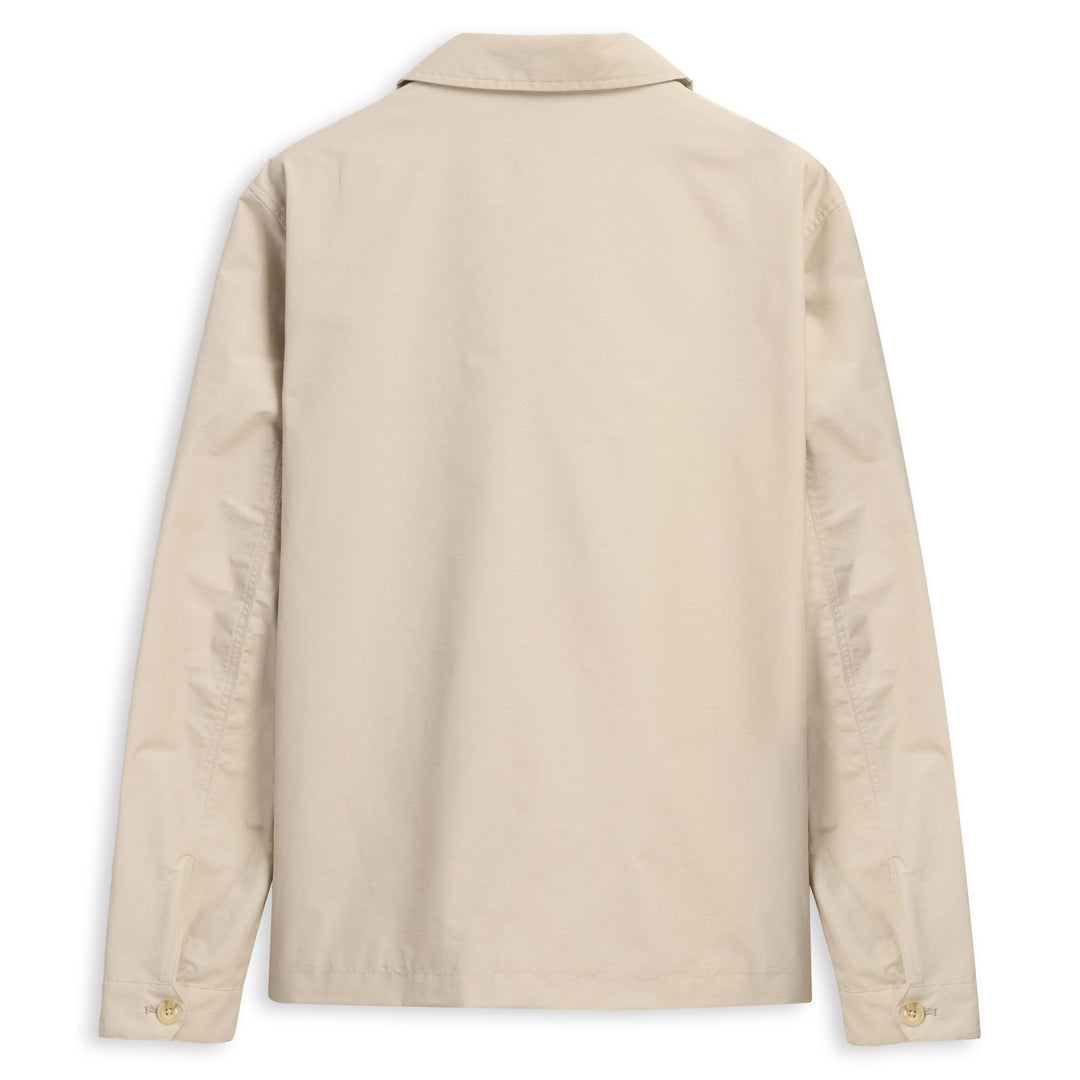 Veste courte décontractée en coton gris pour homme main