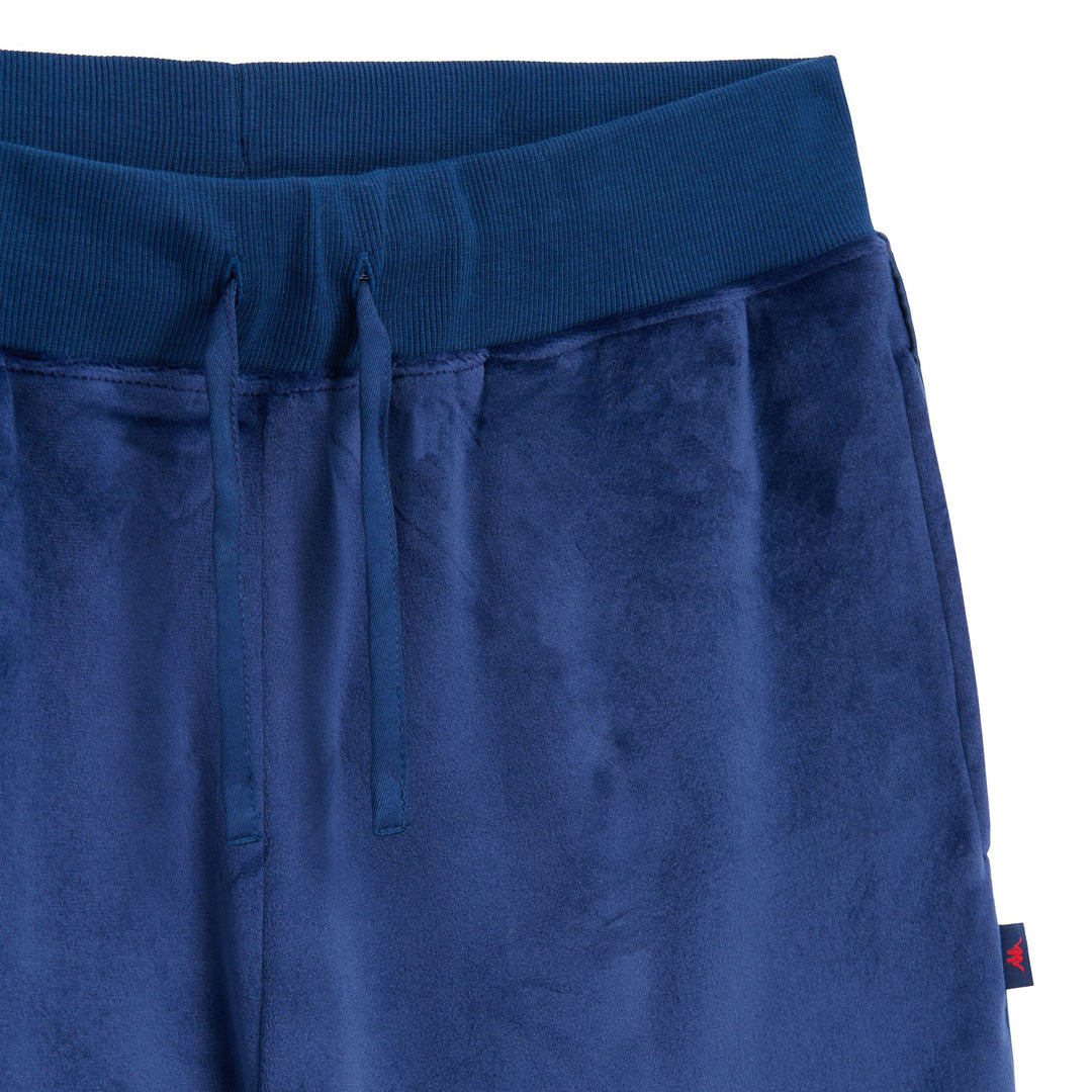 Blue Women's Wide Fit Velvet Sport Trousers main